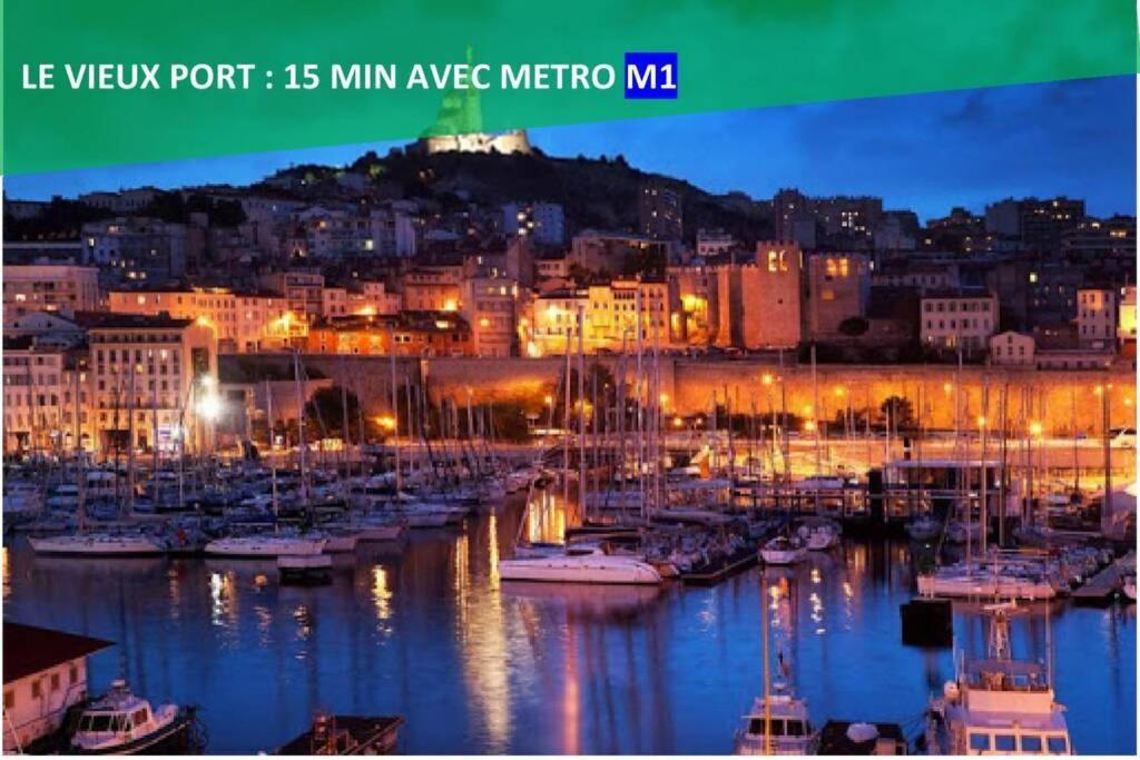 Climatise Gare Stcharles 4 Chambres Grand Balcon / Experience-Immo Marseille Exterior photo