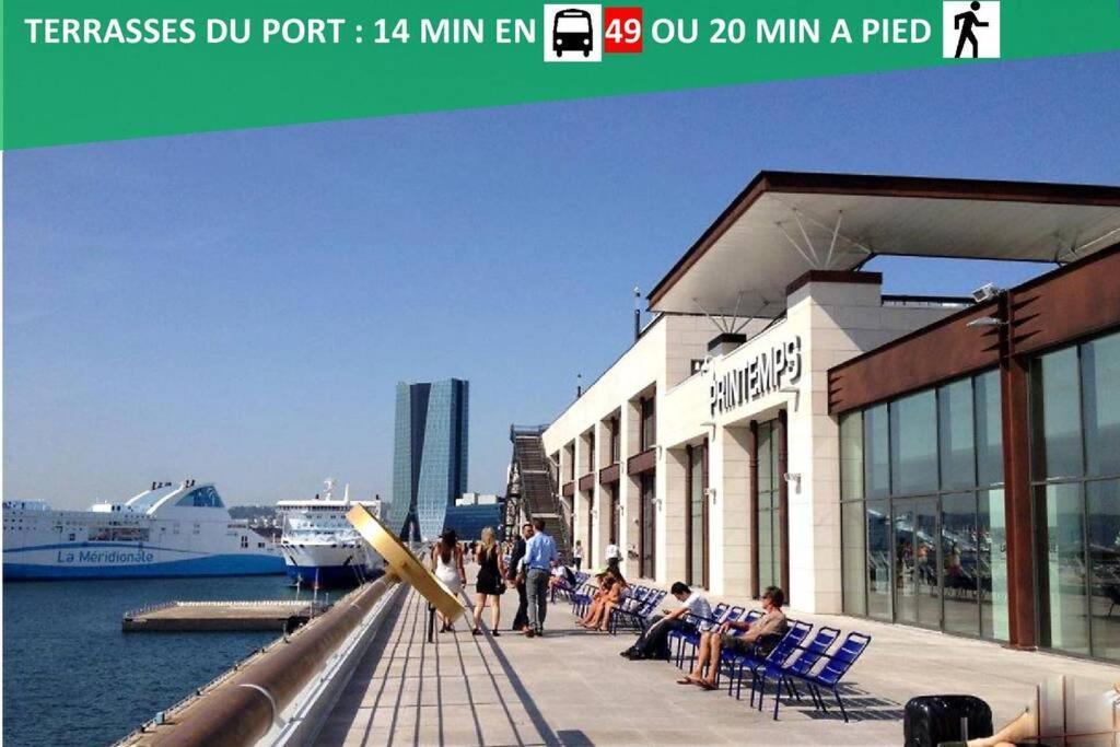 Climatise Gare Stcharles 4 Chambres Grand Balcon / Experience-Immo Marseille Exterior photo