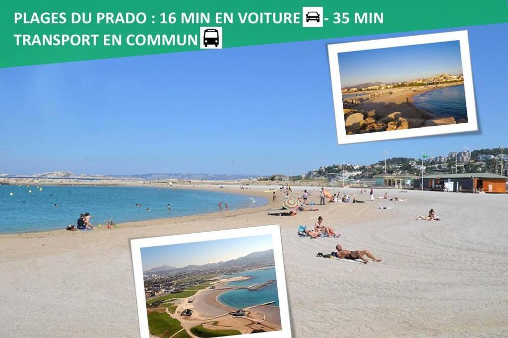Climatise Gare Stcharles 4 Chambres Grand Balcon / Experience-Immo Marseille Exterior photo