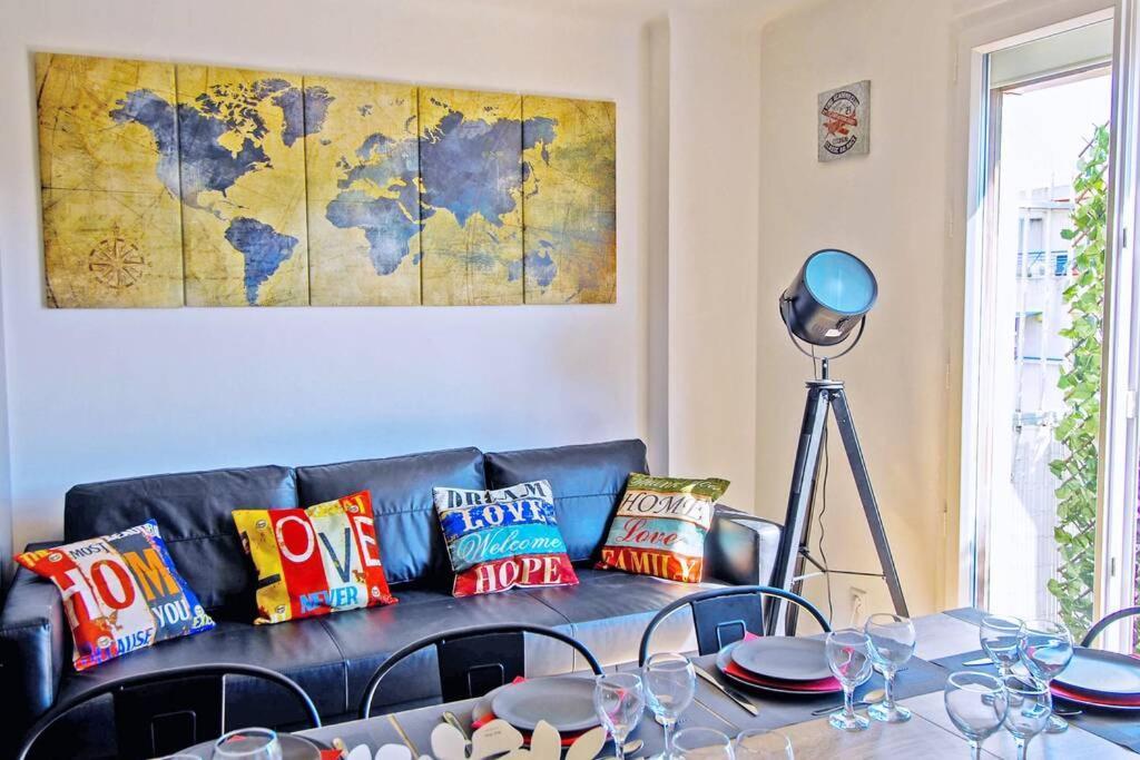 Climatise Gare Stcharles 4 Chambres Grand Balcon / Experience-Immo Marseille Exterior photo